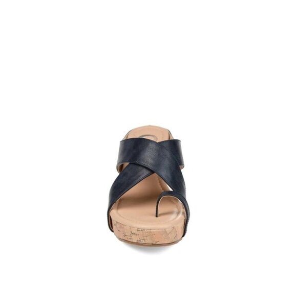 Journee Collection Women's Tru Comfort Foam Rayna Wedge Sandals - Picture 5 of 6